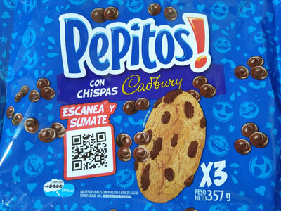 Galletitas dulces con perlitas a base de cacao