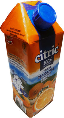 Jugo de naranja con pulpa 100% exprimido