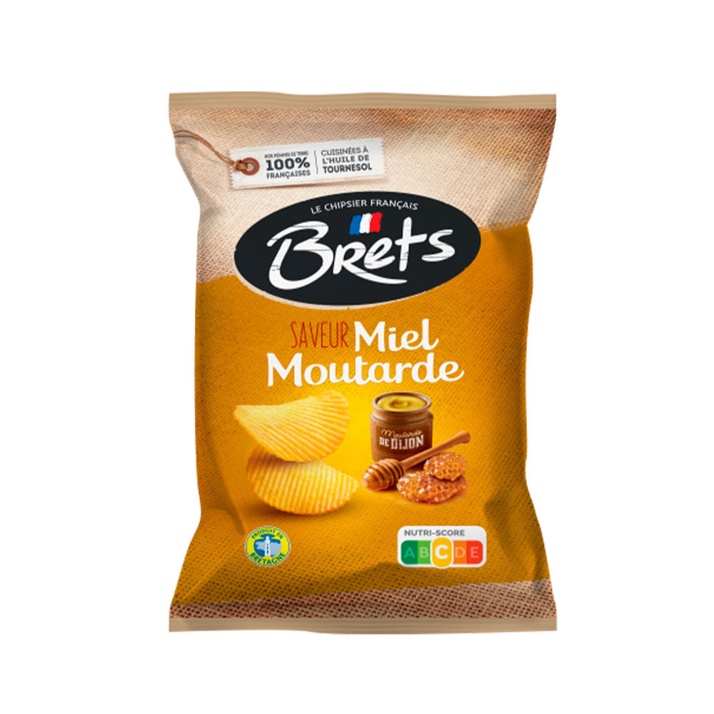 Papas Fritas Sabor Miel y Mostaza 125 Grs Brets
