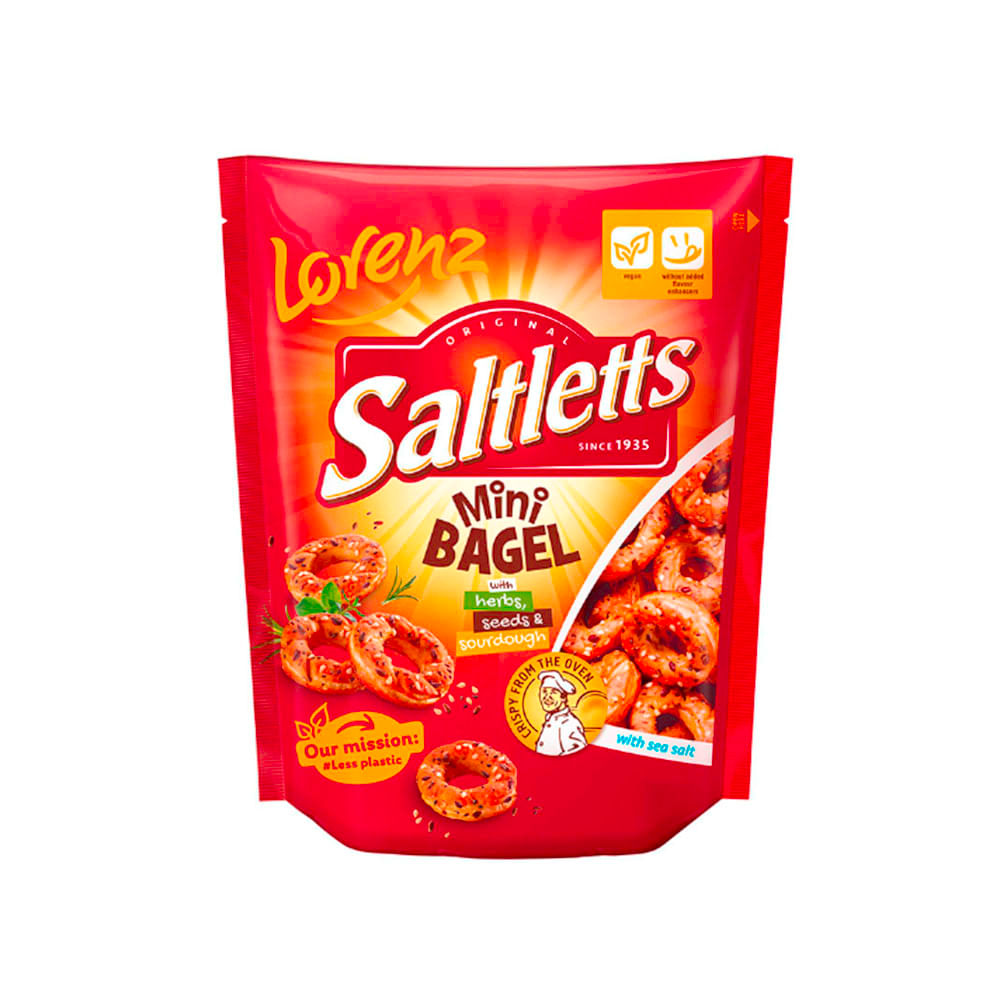 Snacks Mini Bagel Sabor Tradicional 100 Grs Lorenz