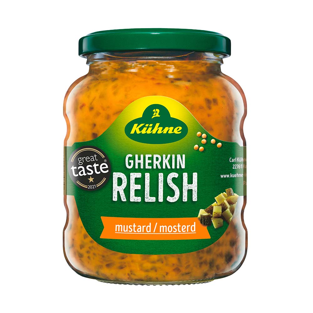 Salsa Relish de Pepinillos y Mostaza 350 Grs Kuhne