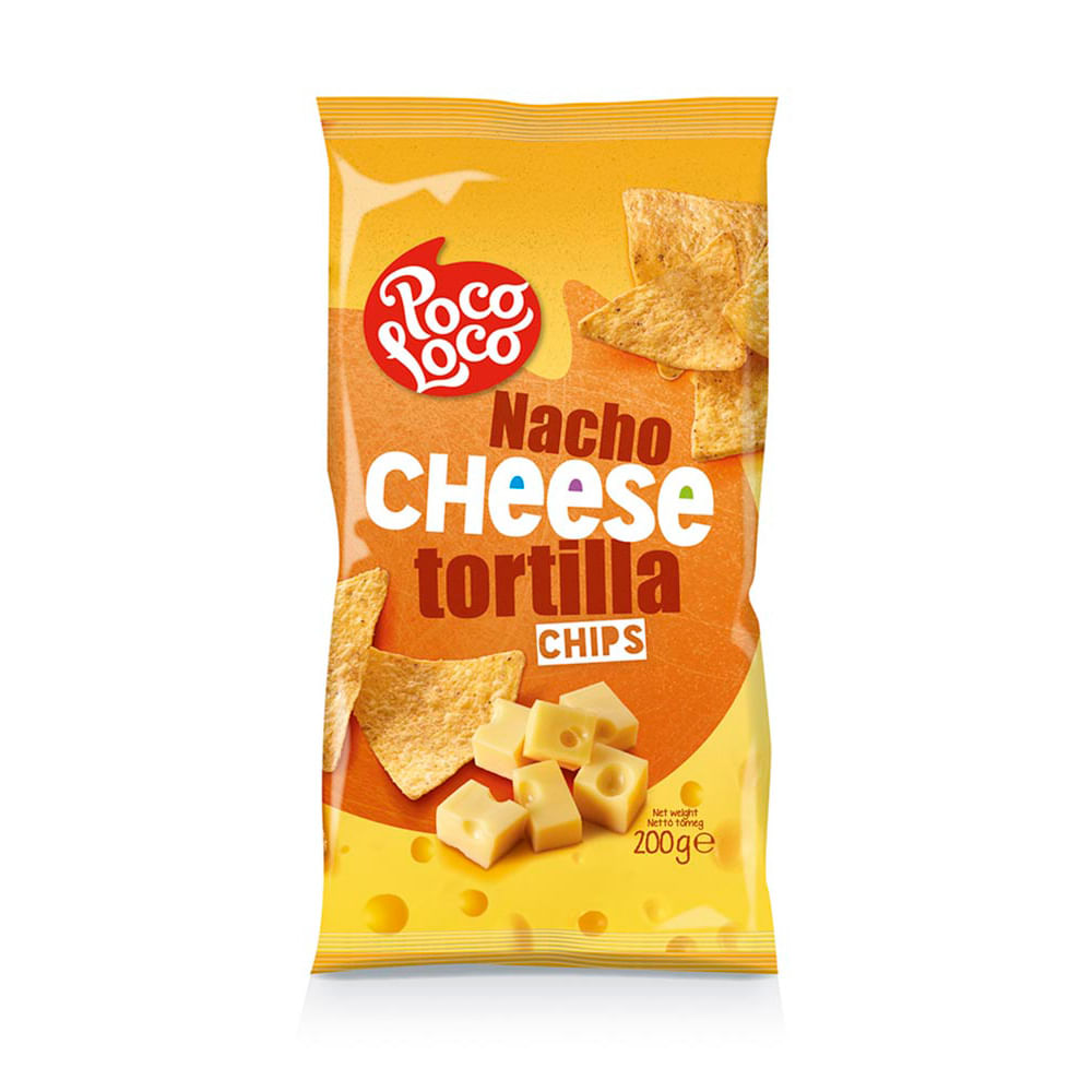 Nachos Con Queso Poco Loco 200 Gr