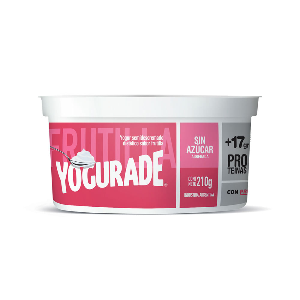 Yogur Semidescremado Durazno 250 Gr Yogurade