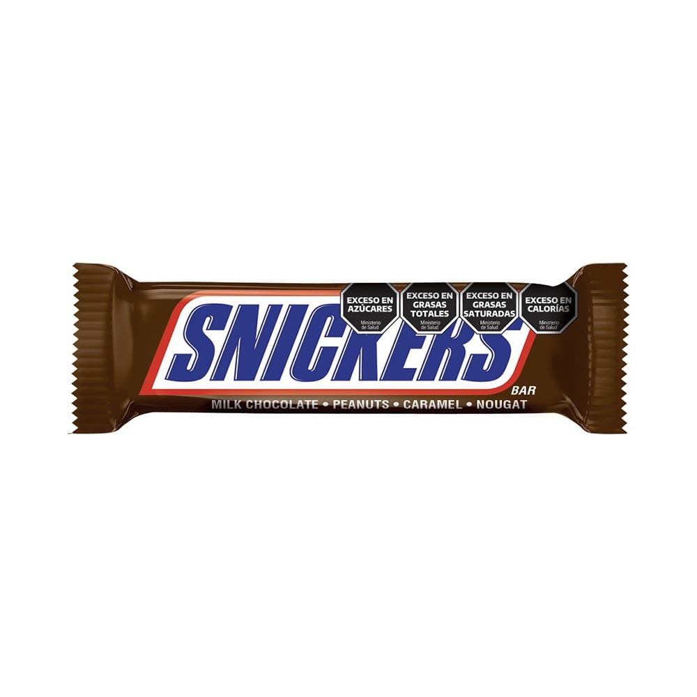 Chocolate Barra Sabor Leche 48 Grs Snickers