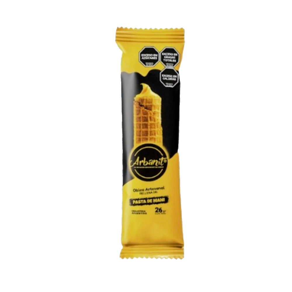 Cubanito Relleno Pasta De Maní X 26 Gr Arbanit