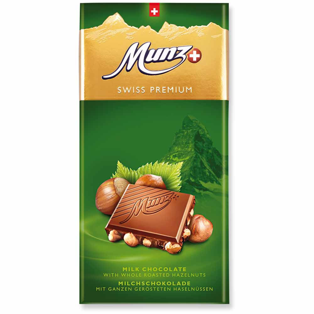 Chocolate Sabor Avellanas 100 Grs x 1 Un Munz