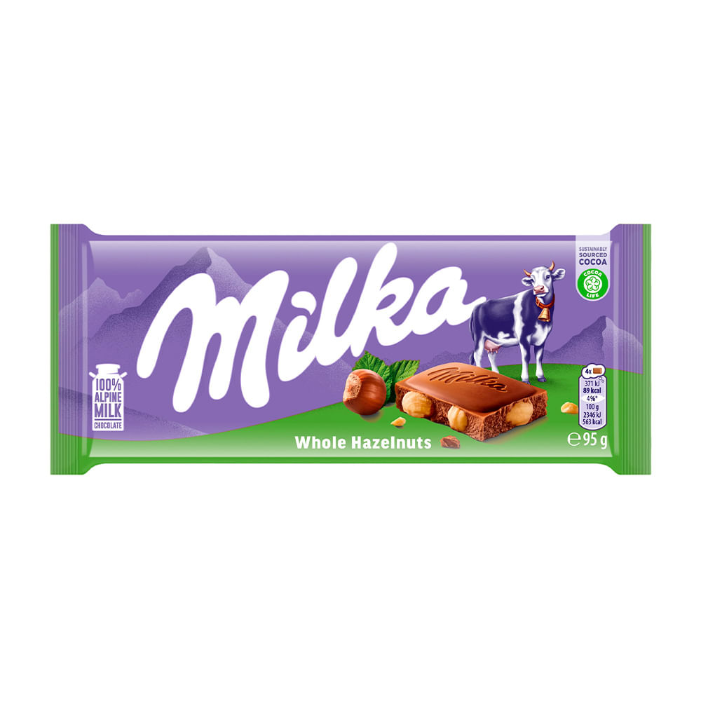 Chocolate Sabor Avellanas 95 Grs Milka