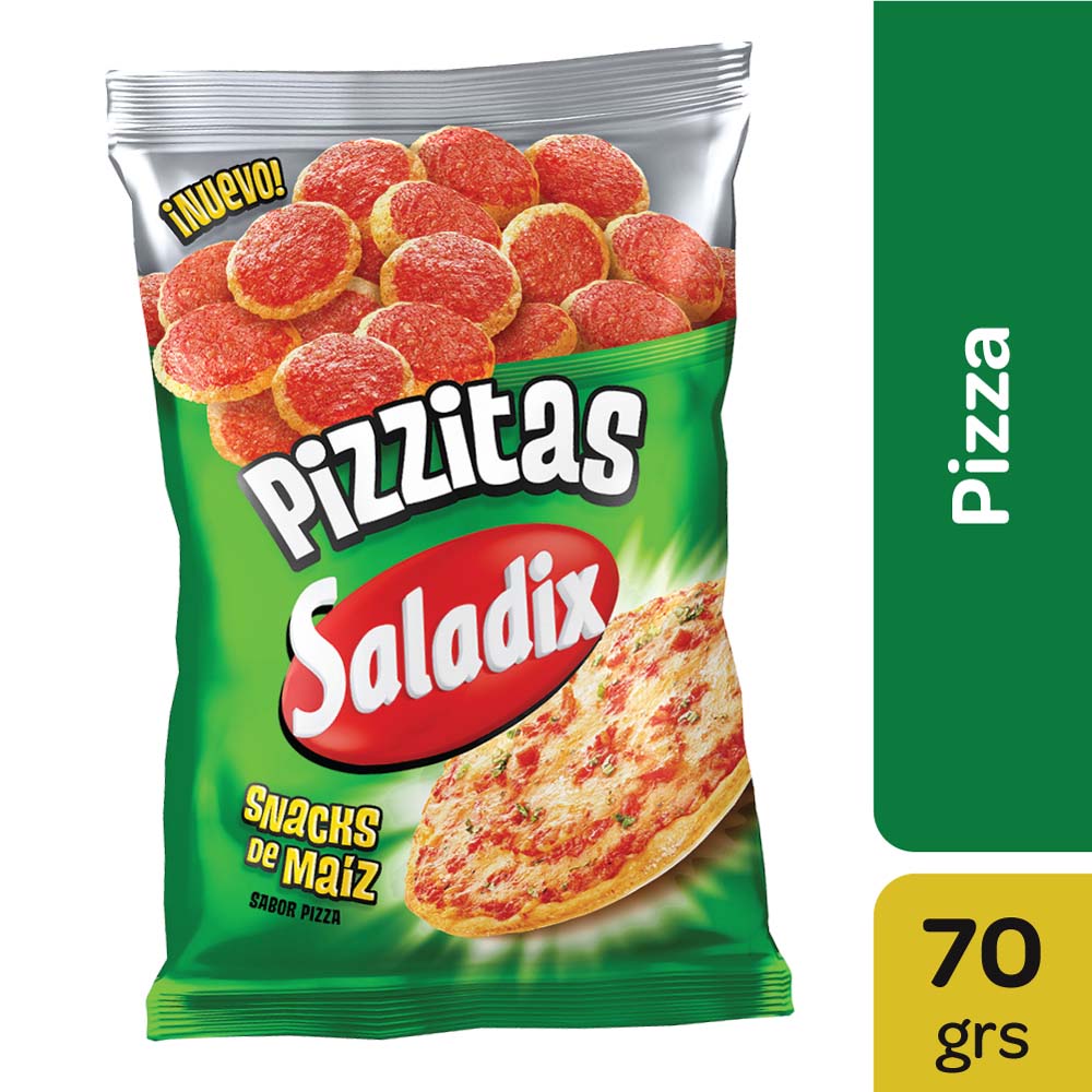 Snacks Saladix Pizzitas 70 Gr