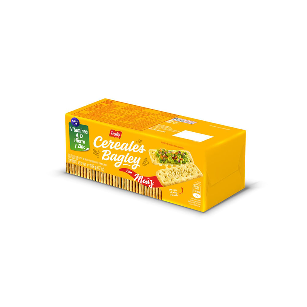 Galletas Cereales Bagley Maíz X189g