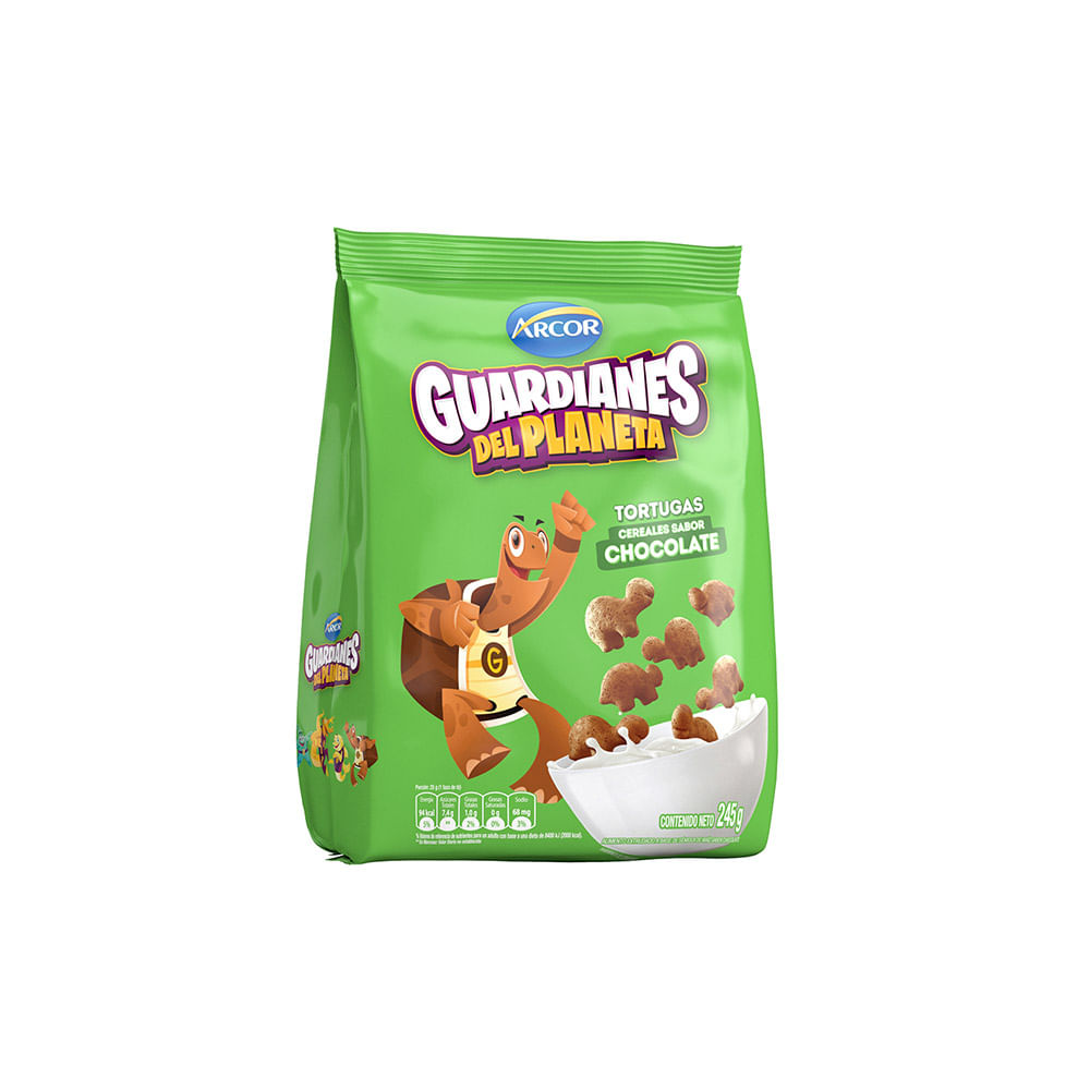 Cereales Guardianes Del Planeta Tortugas Arcor 245 Gr