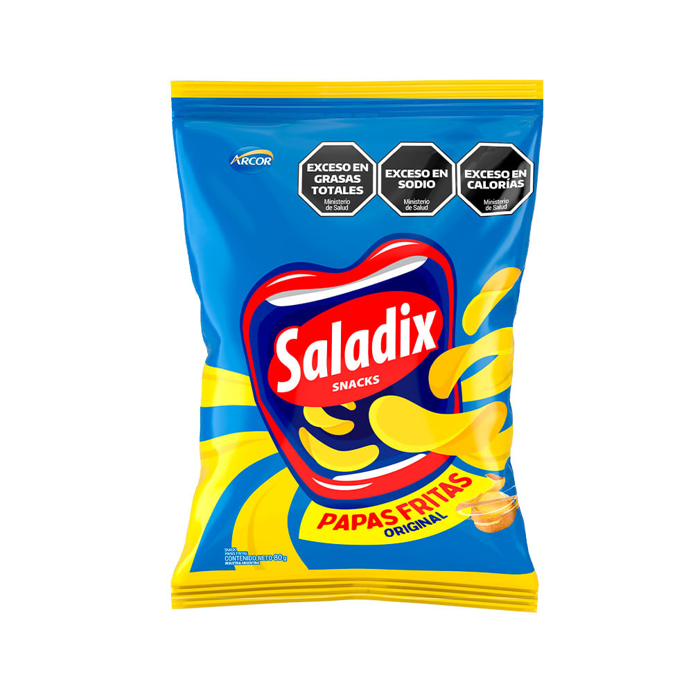 Papas Fritas Original X 72 Grs Saladix