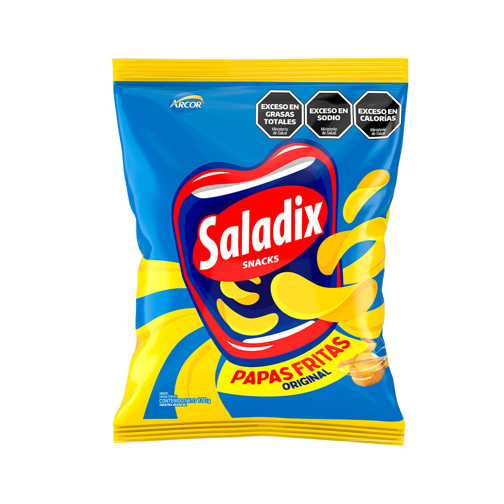 Papas Fritas Sabor Original 130 Grs Saladix