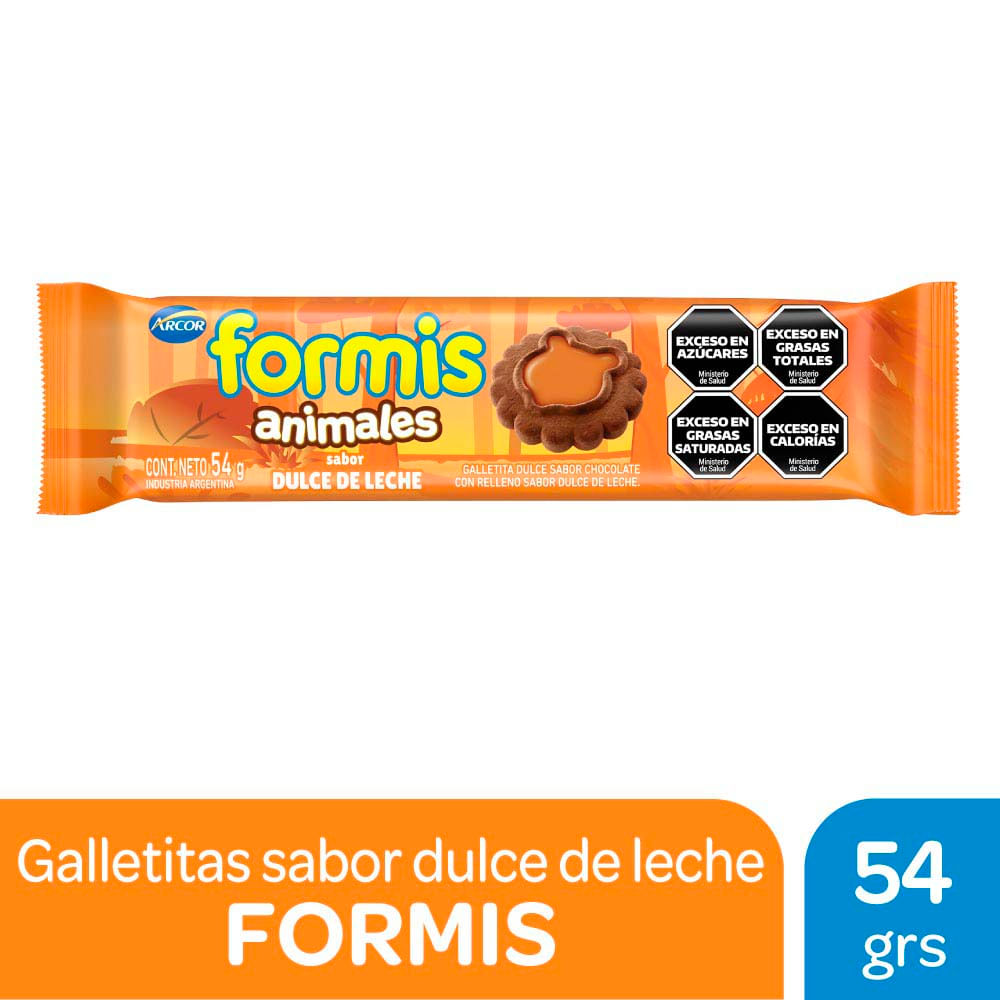 Galletitas Formis Dulce De Leche 54gr