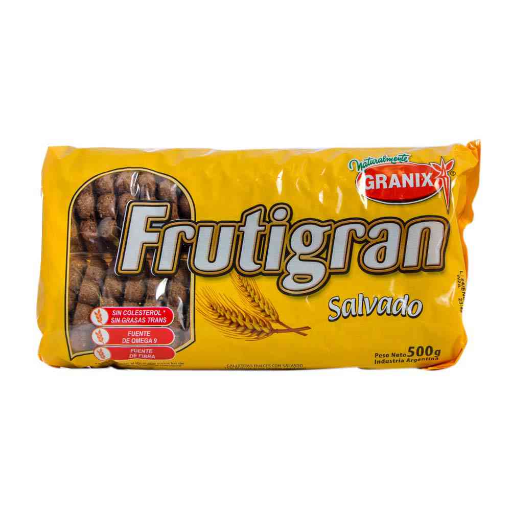 Galletitas Sabor Salvado 500 Grs Frutigran
