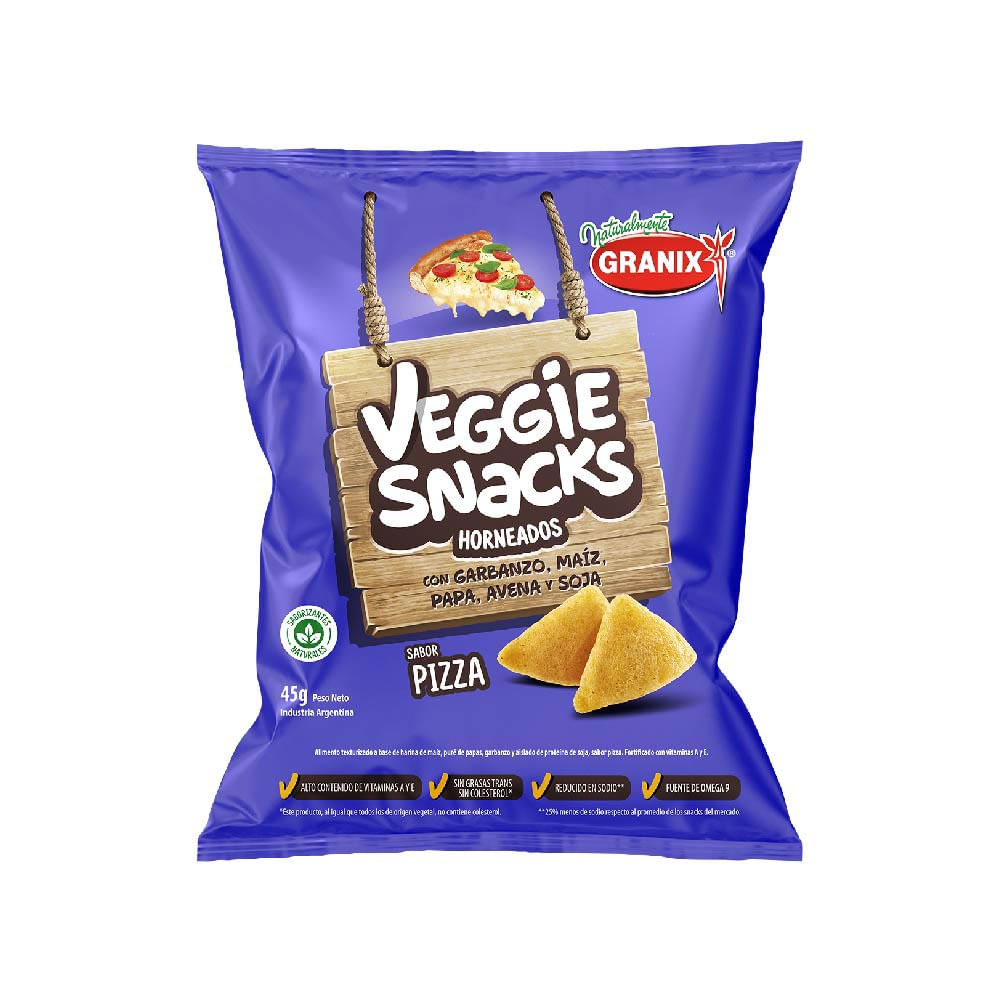 Veggie Snacks Ganix Pizza 45 Gr