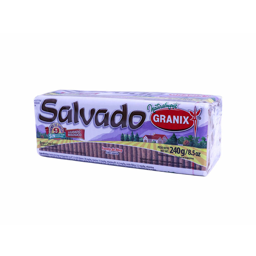 Galletitas Sabor Salvado 240 Grs Granix