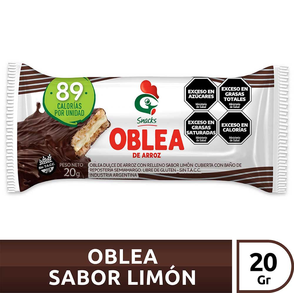 Snacks De Arroz Limón 20 Gr Oblea Gallo