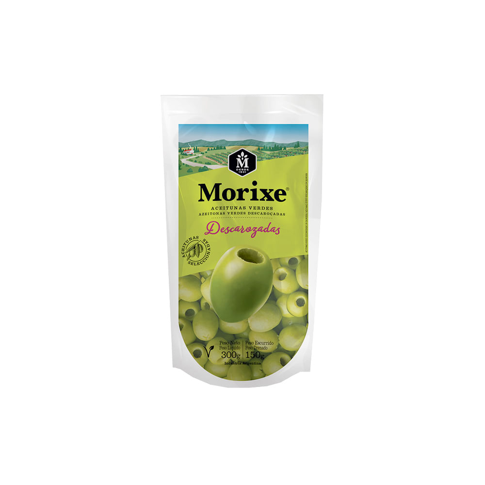 Aceitunas Morixe Verdes Descarozadas 300 Gr