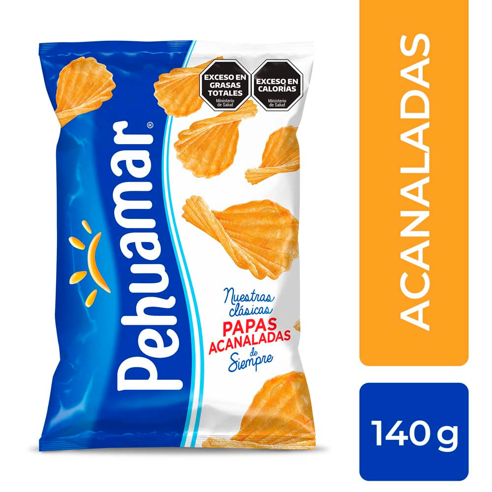 Papas Fritas Acanaladas Pehuamar 140 Gr