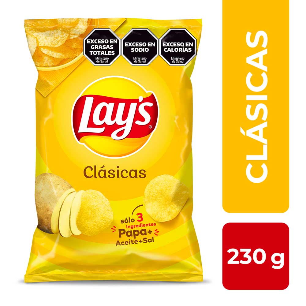 Papas Fritas Clásicas 230 Grs Lay´s