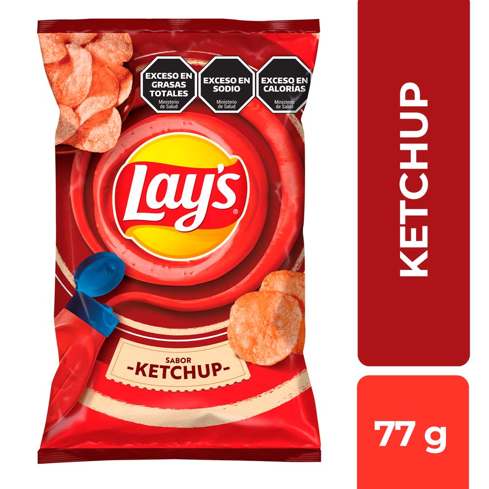 Papas Fritas Sabor A Ketchup Lays X 77 Gr