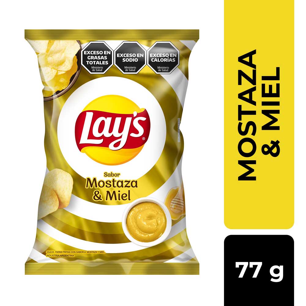 Papas Fritas Lays Mostaza Y Miel 77 G