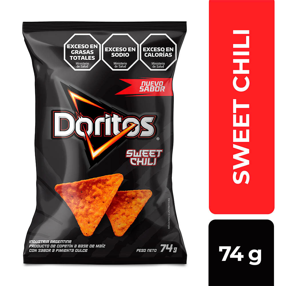 Nachos Sabor Sweet Chili 74 Grs Doritos