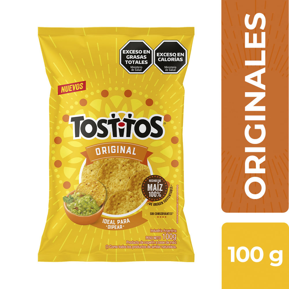 Nachos Circulares Sabor Original 100 Grs Tostitos