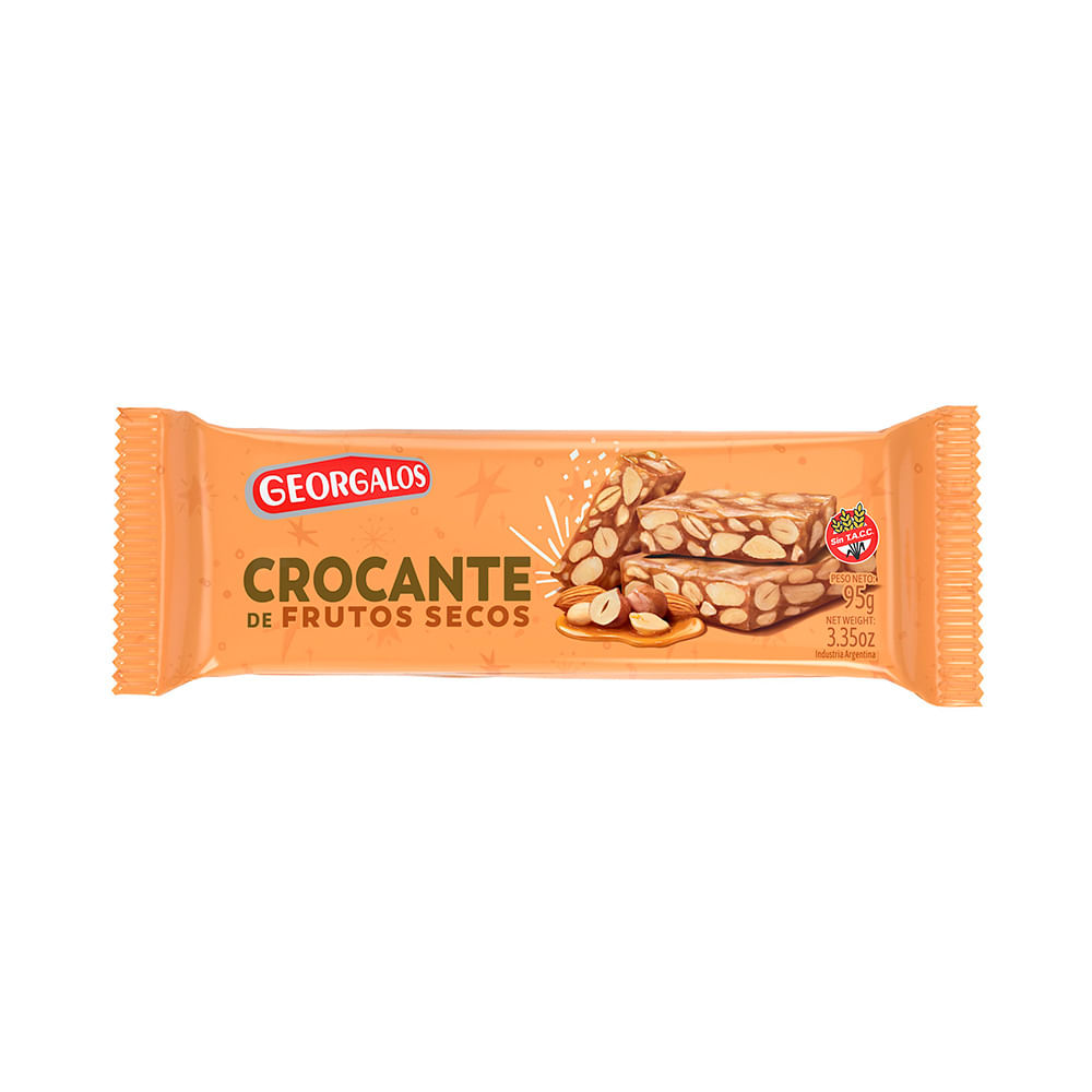 Tableta De Frutos Secos Georgalos 95 Gr
