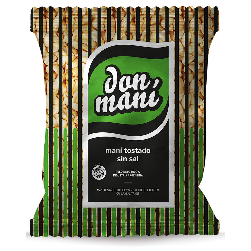 Mani Don Mani Tostado  X 1 Kg