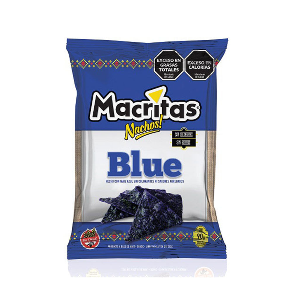 Nachos Blue 90 Grs Macritas