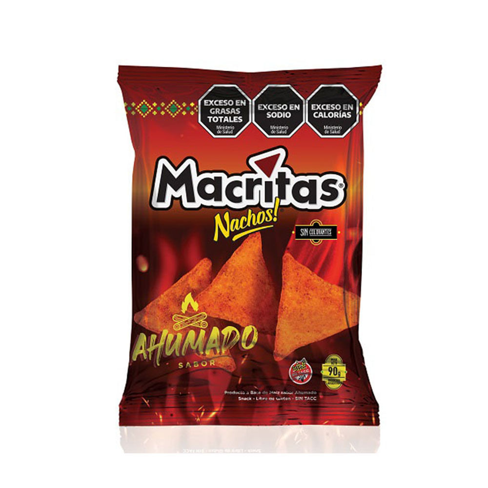 Nachos Ahumados Macritas 90 Gr