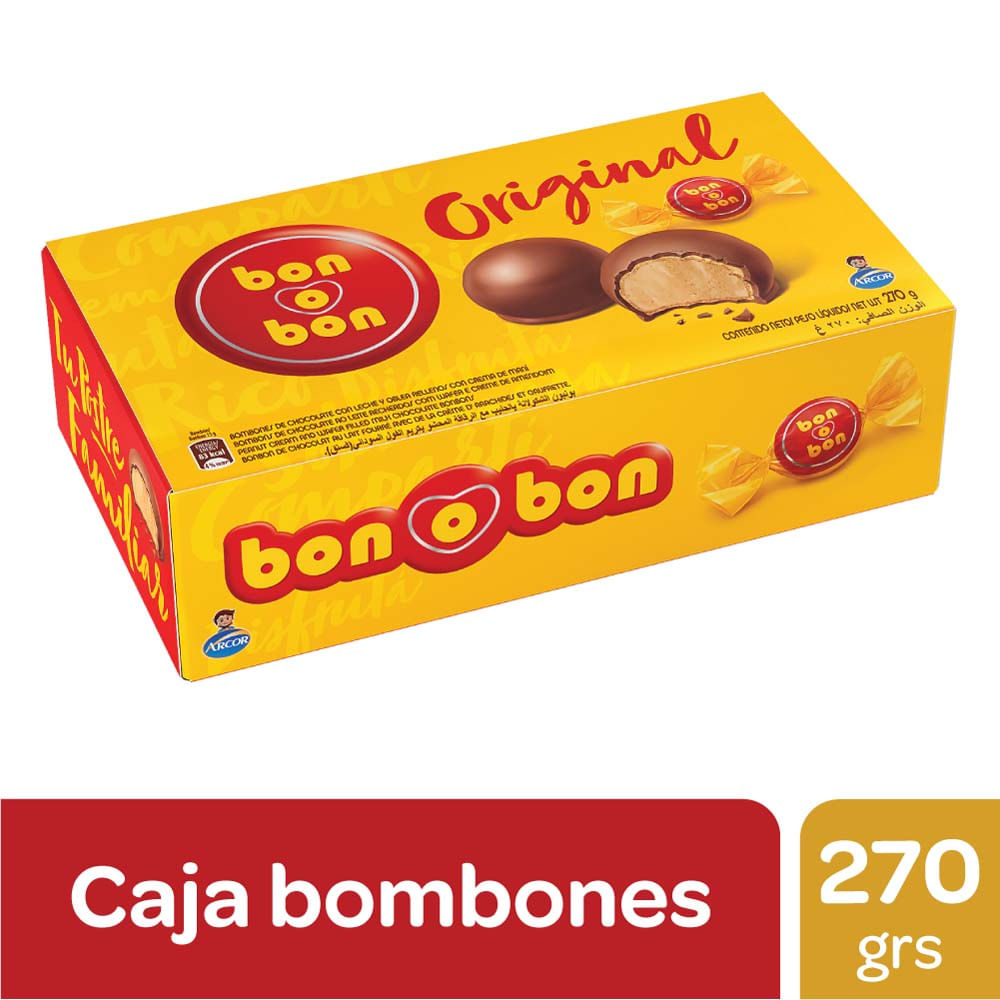 Bombones Sabor Maní 270 Grs Bon O Bon