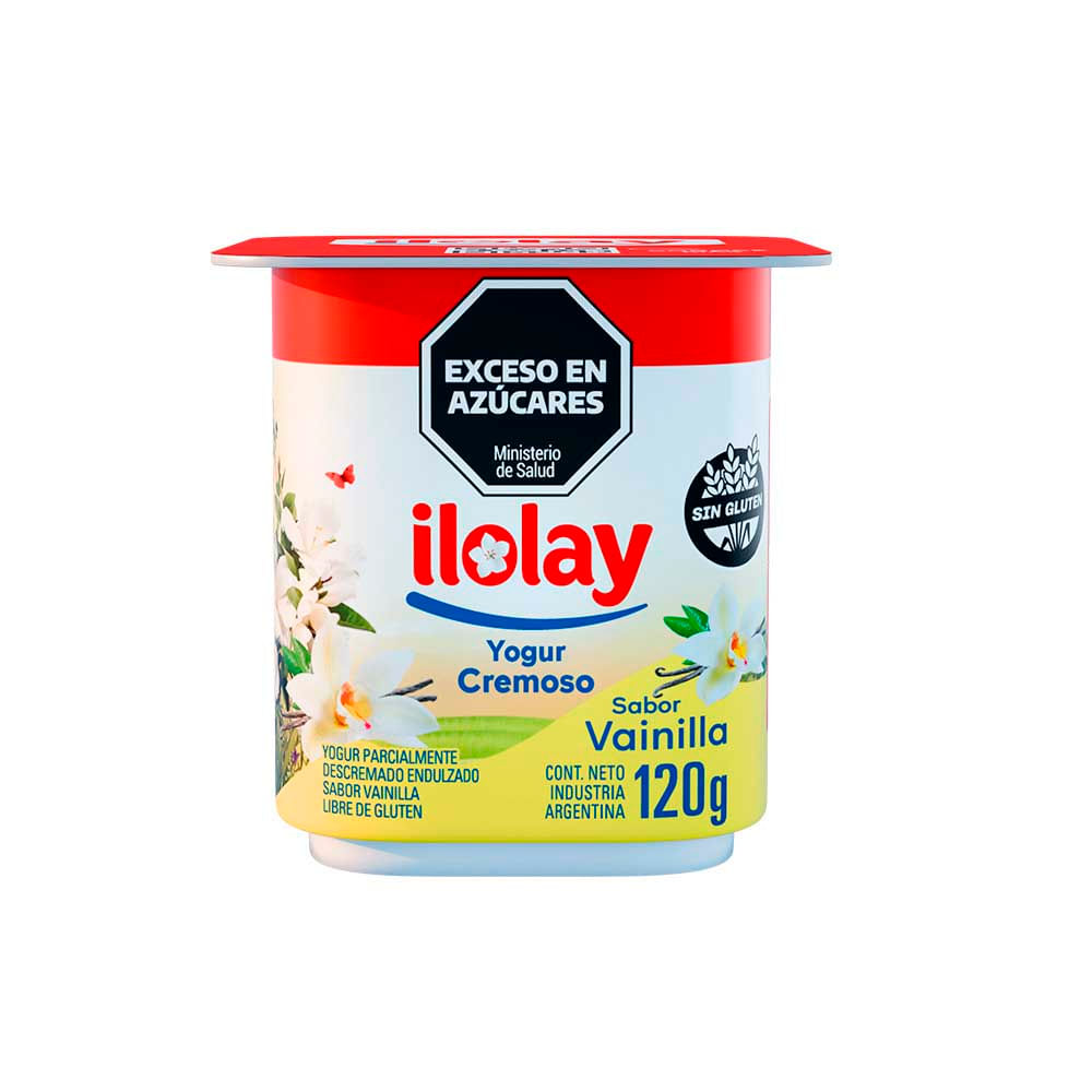 Yogurt Sabor Vainilla Cremoso 120 Grs Ilolay
