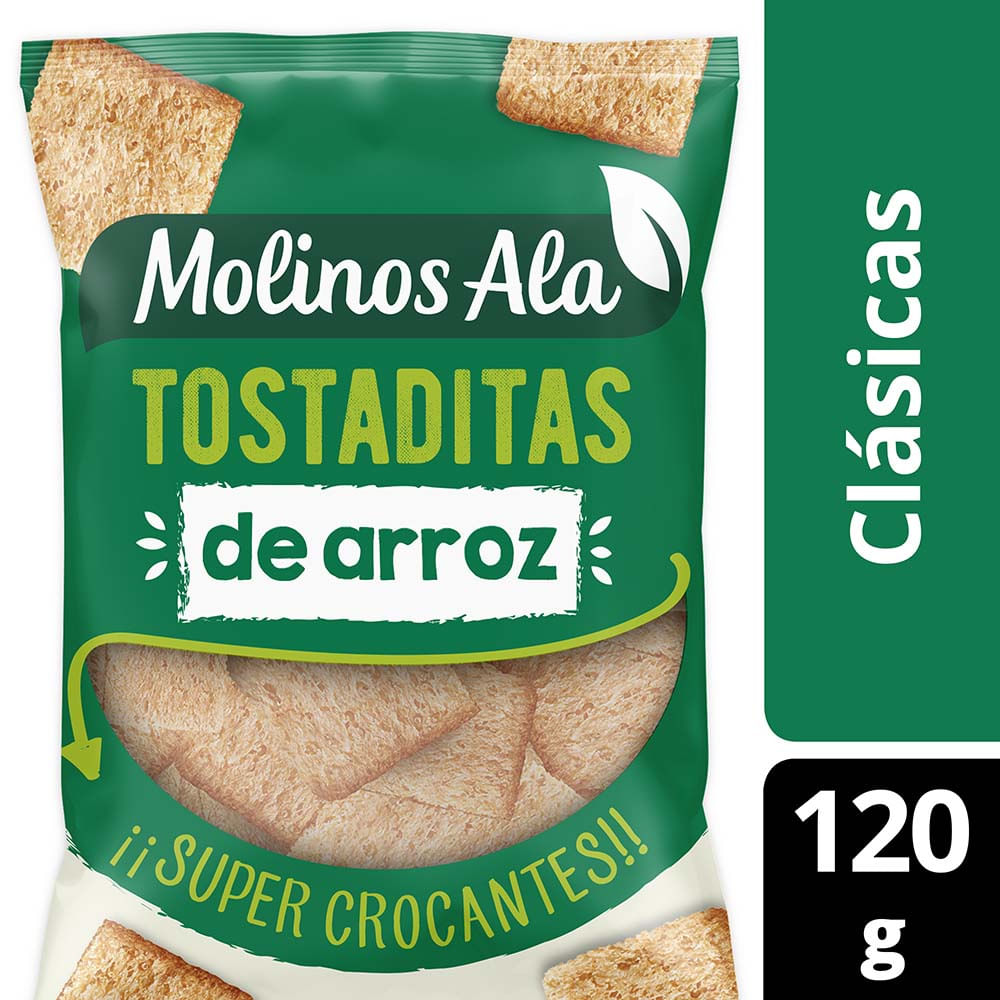 Tostaditas De Arroz Molinos Ala Clásicas X120gr