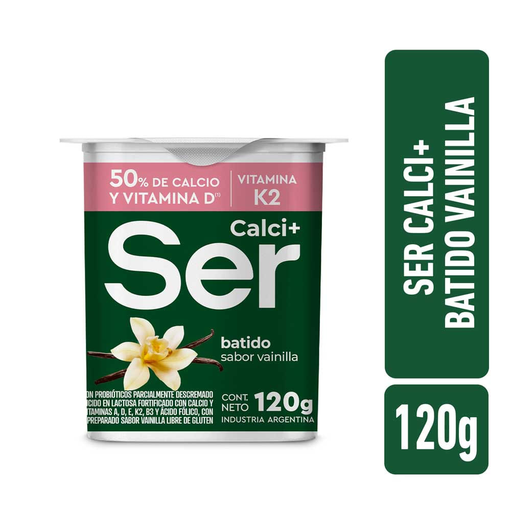 Yogurt Sabor Vainilla Batido 120 Grs Ser