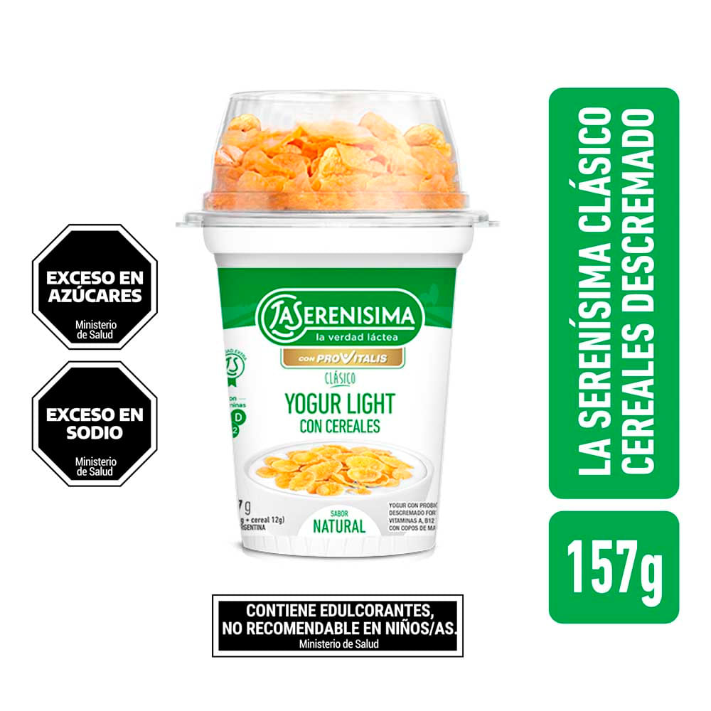 Yogur Ls Clásico Desc C/cereales 157g