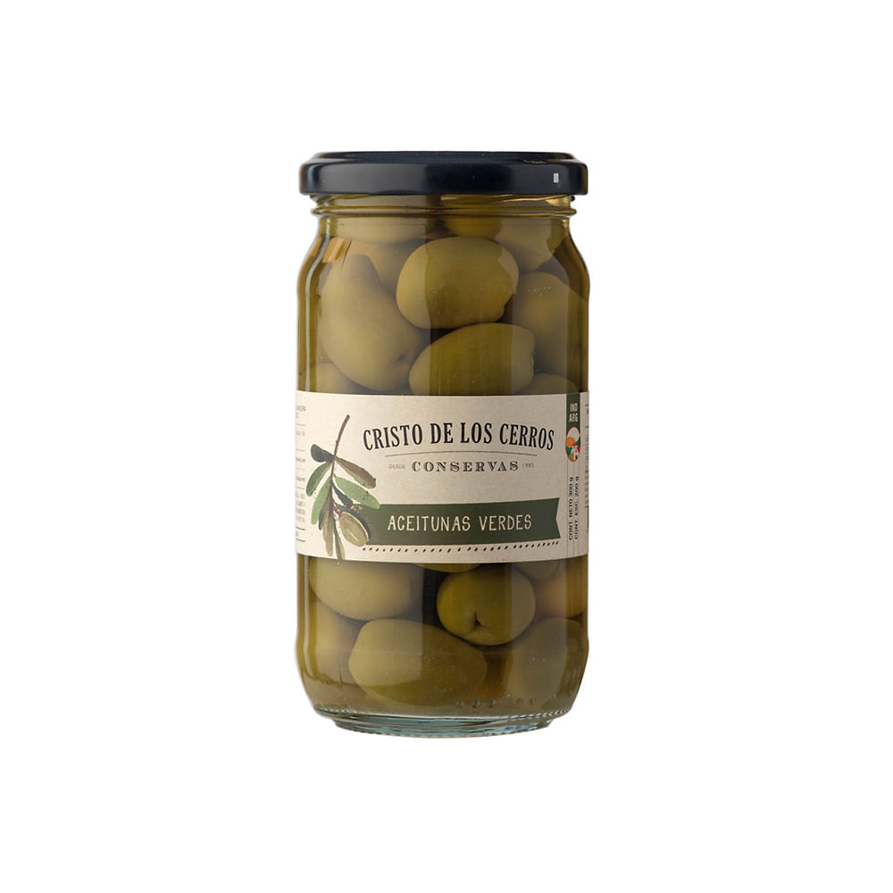 Aceitunas Verdes 300 Grs Cristo De Los Cerros