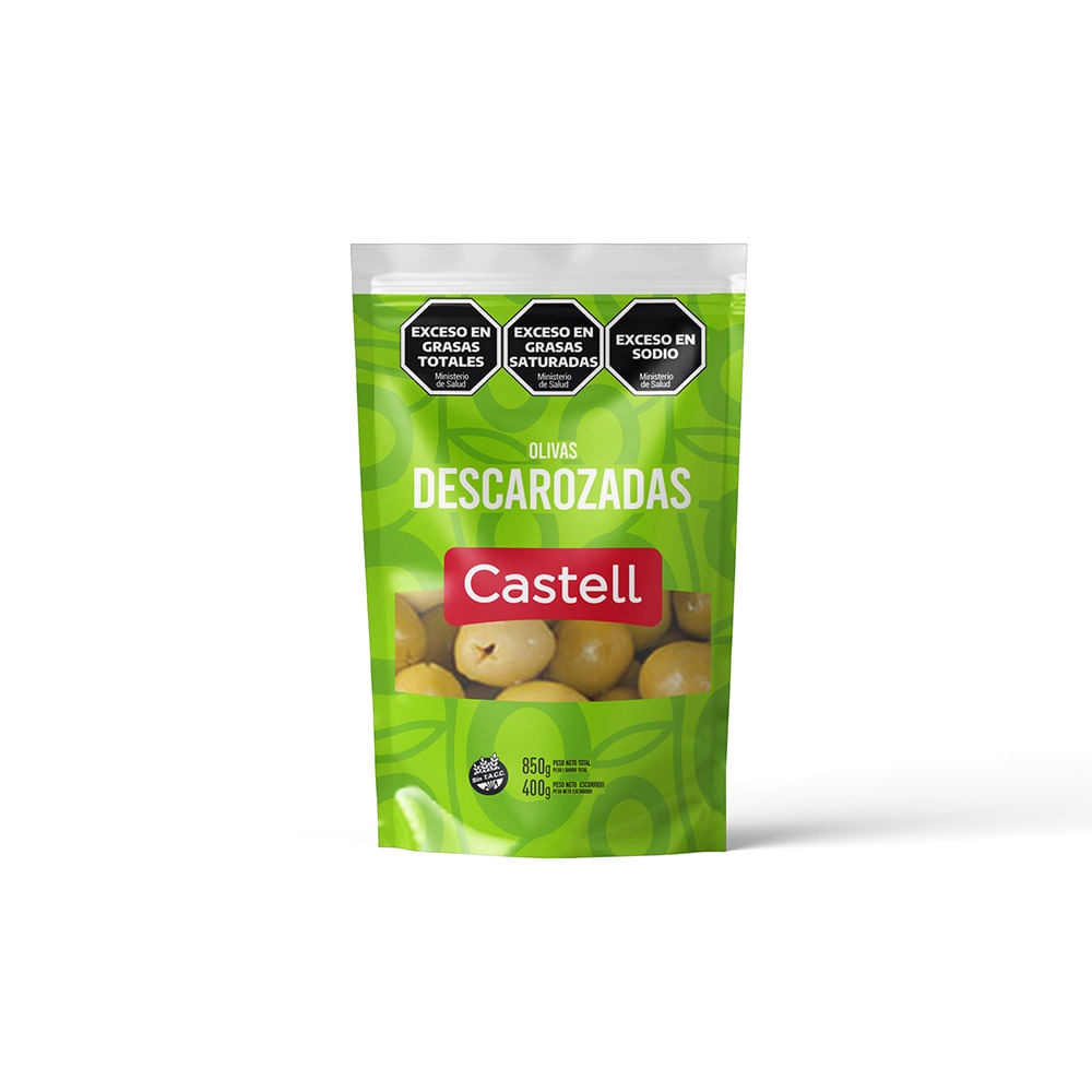 Aceitunas Descarozadas 400 Grs Castell