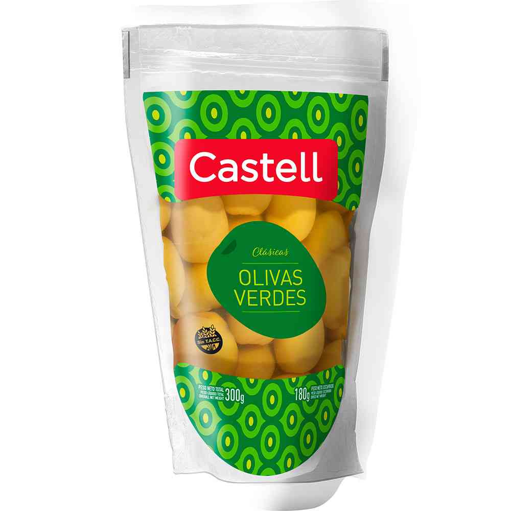 Aceitunas Verdes 180 Grs Castell