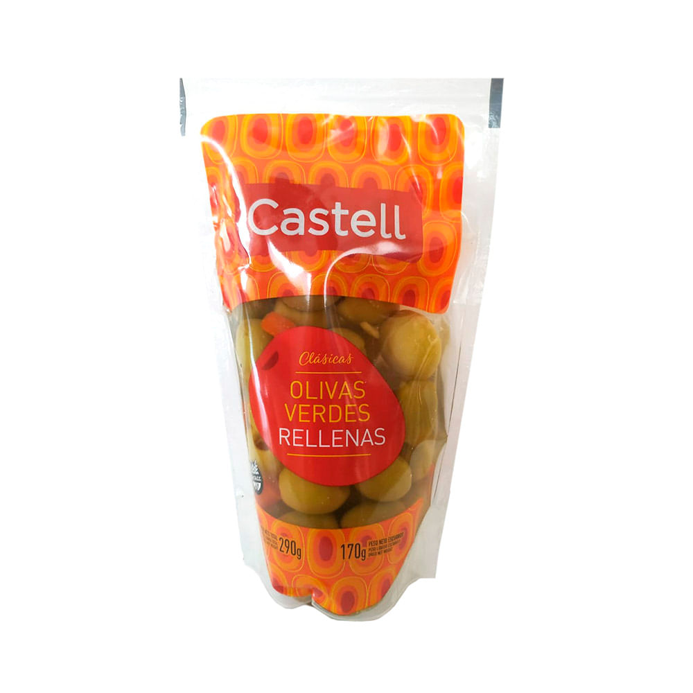 Aceitunas Castell Verdes Rellenas 170gr