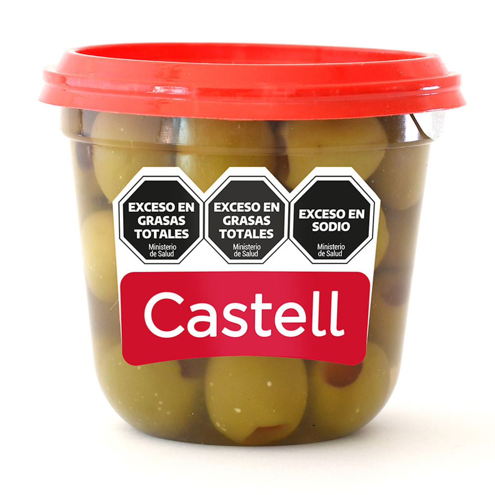 Aceitunas Verdes en Rodajas 125 Grs Castell
