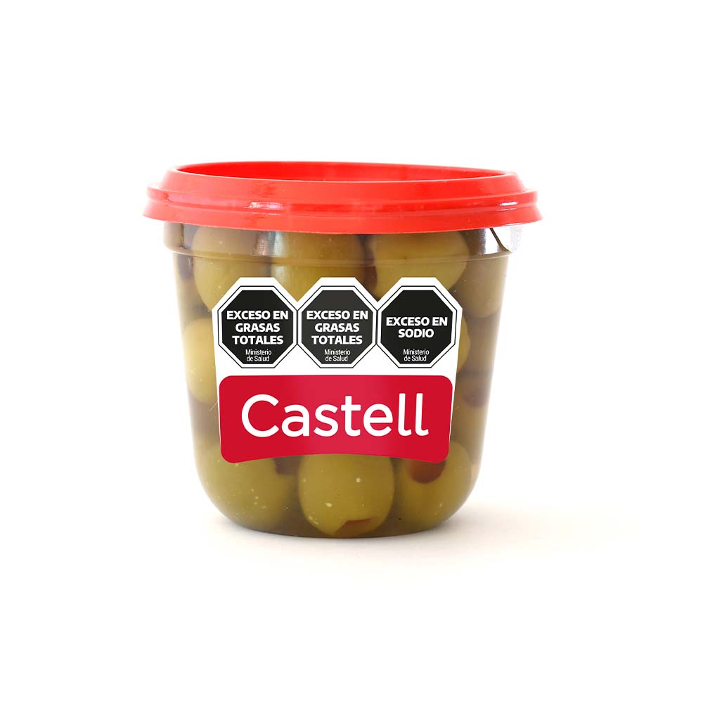Aceitunas Verdes de Morrón 150 Grs Castell