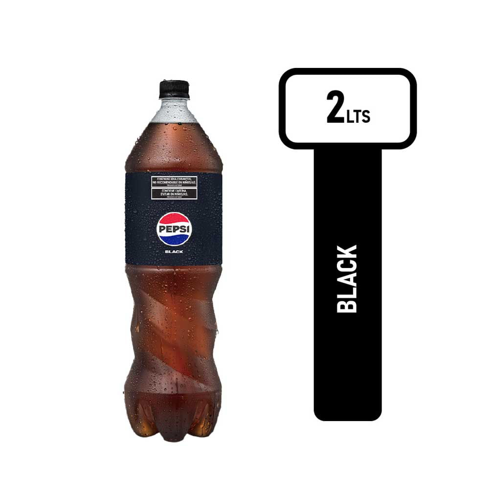 Gaseosa Cola Sin Azúcar Black 2 Lts Pepsi