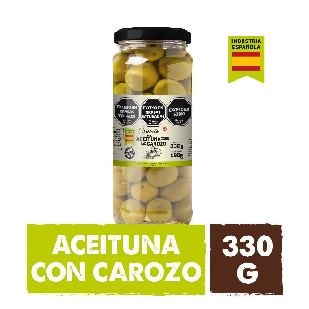 Aceitunas En Salmuera 330 Grs Cuisine & Co