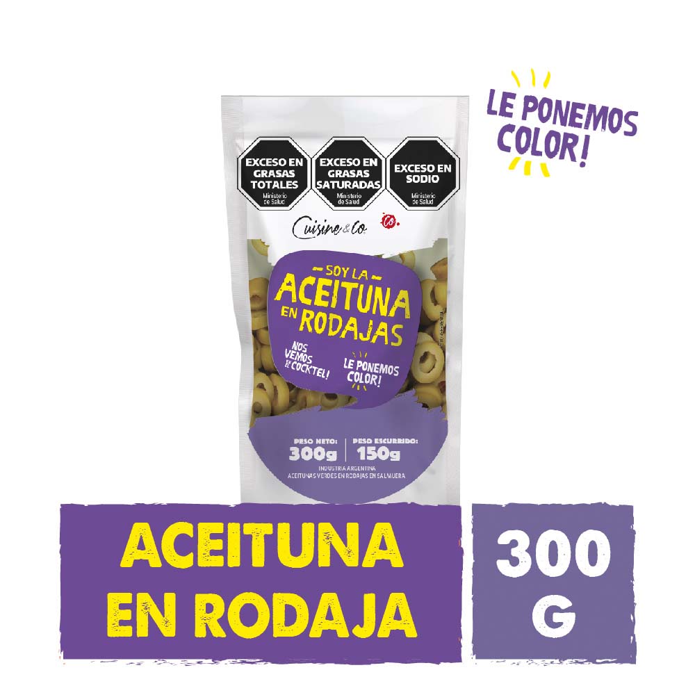 Aceitunas En Rodajas 300 Gr Cuisine & Co