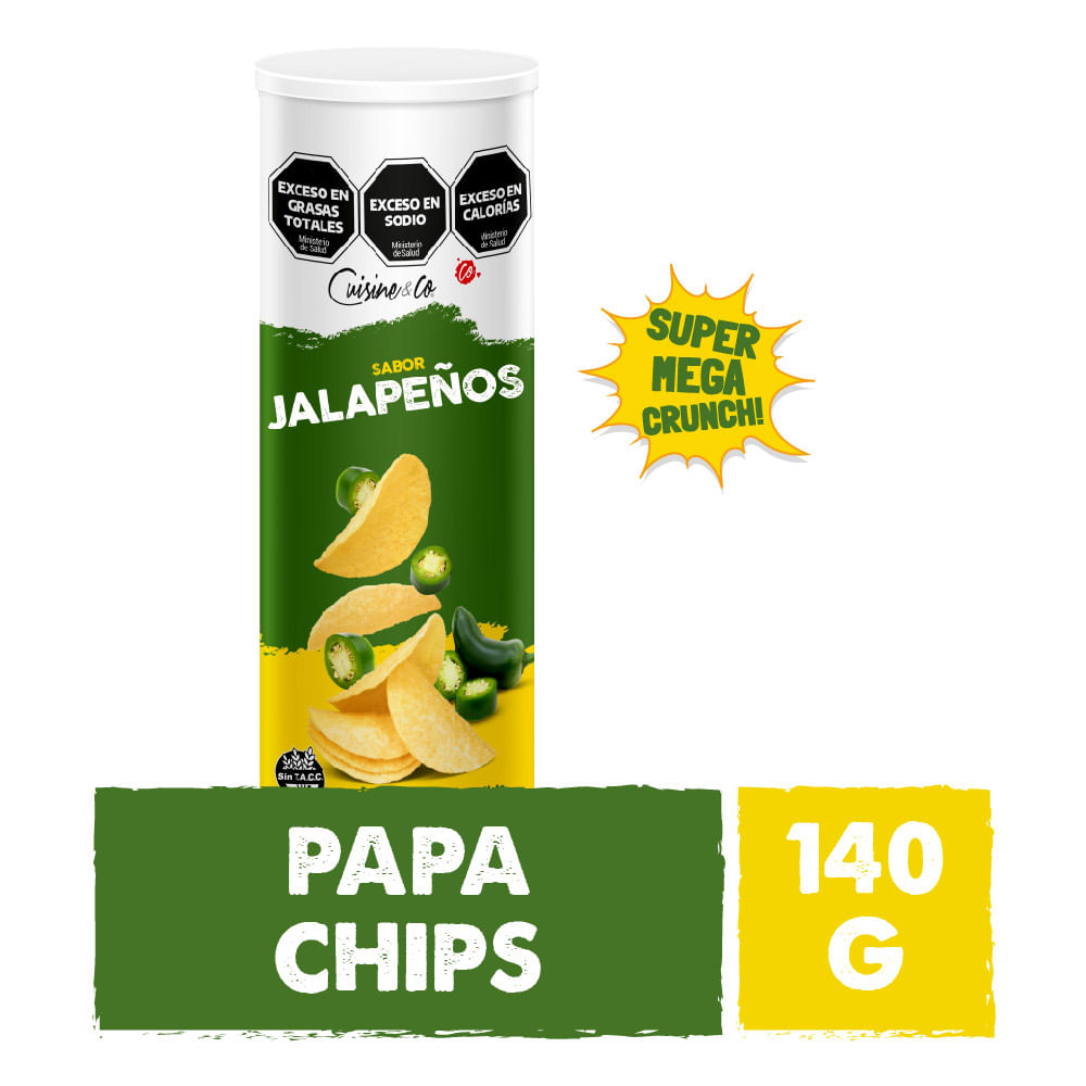 Papas Fritas Sabor Jalapeño 140 Grs Cuisine & Co