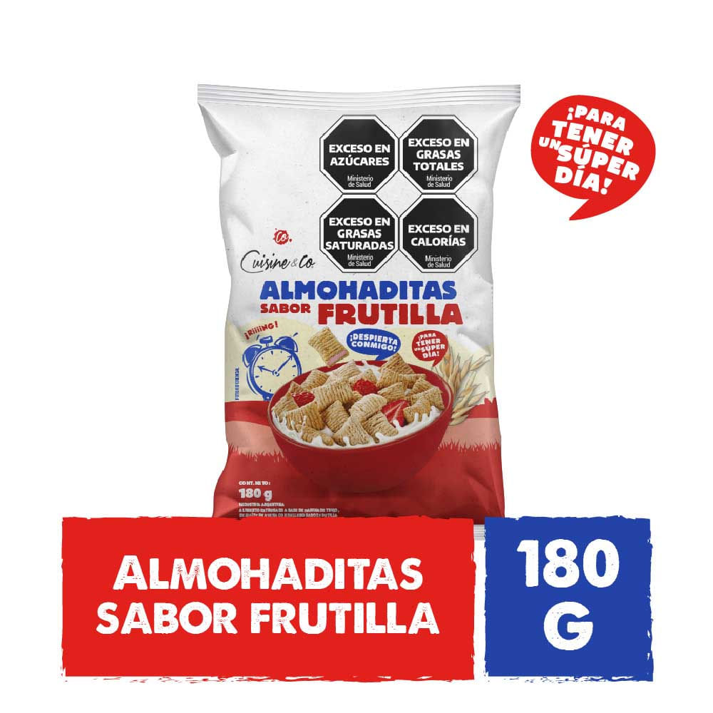 Cereales Sabor Frutilla 180 Grs Cuisine & Co