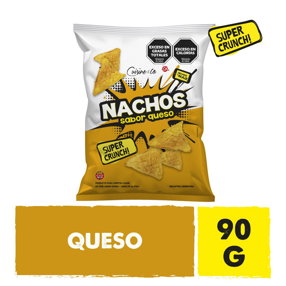 Nachos Sabor Queso 90 Grs Cuisine & Co