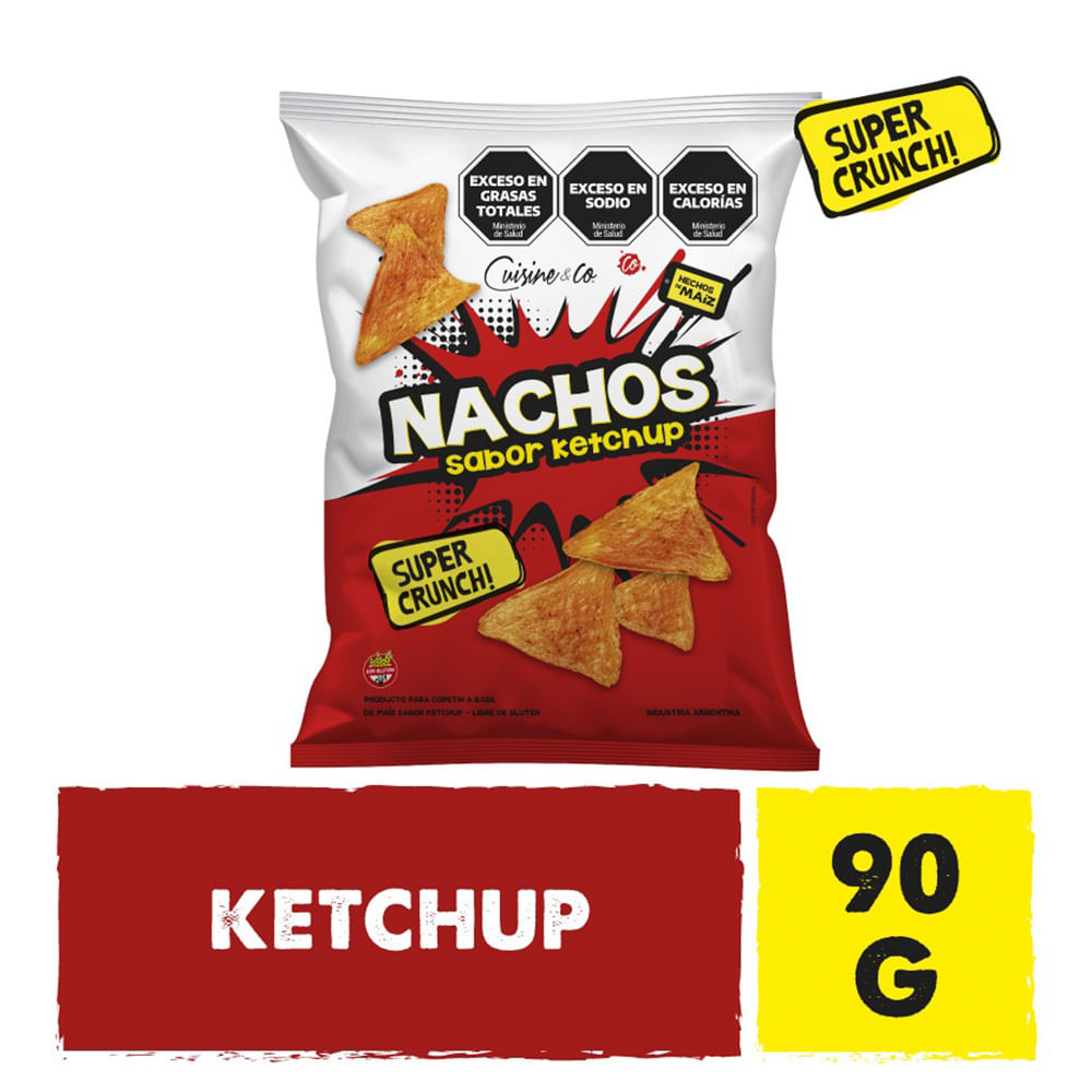 Nachos Sabor Kétchup 90 Grs Cuisine & Co